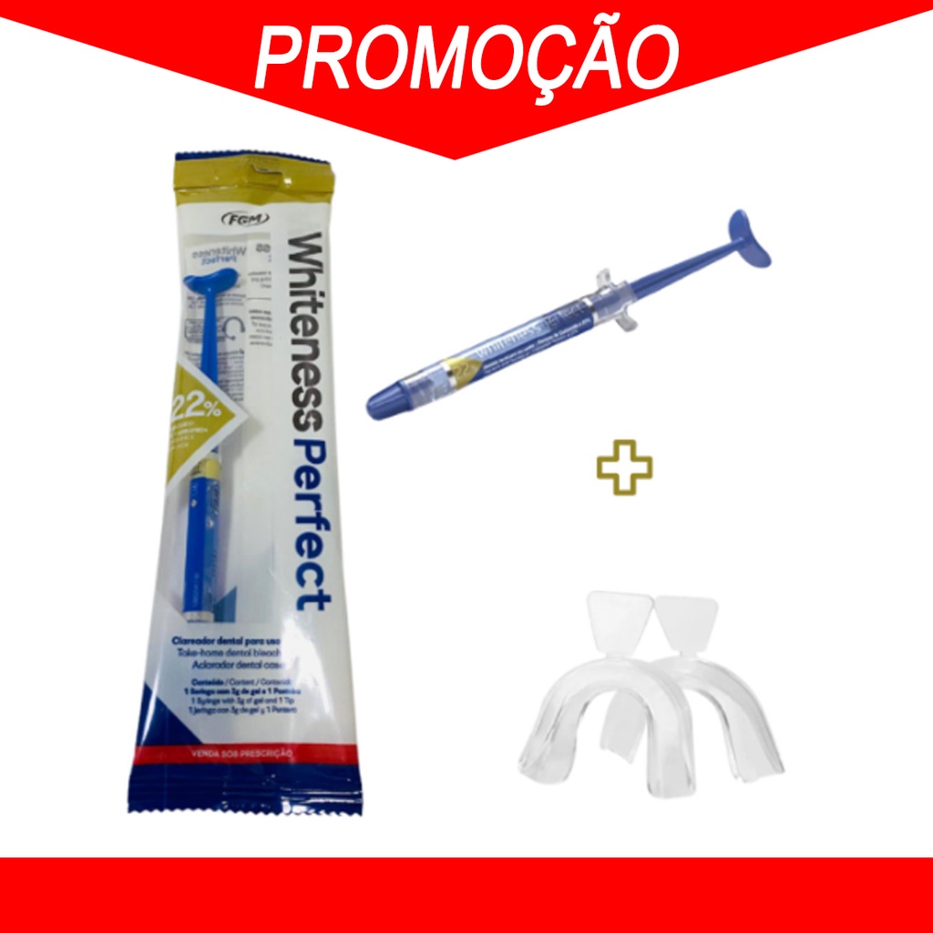 Kit Clareador Seringa Gel Perfect Seringa Moldeira Shopee Brasil