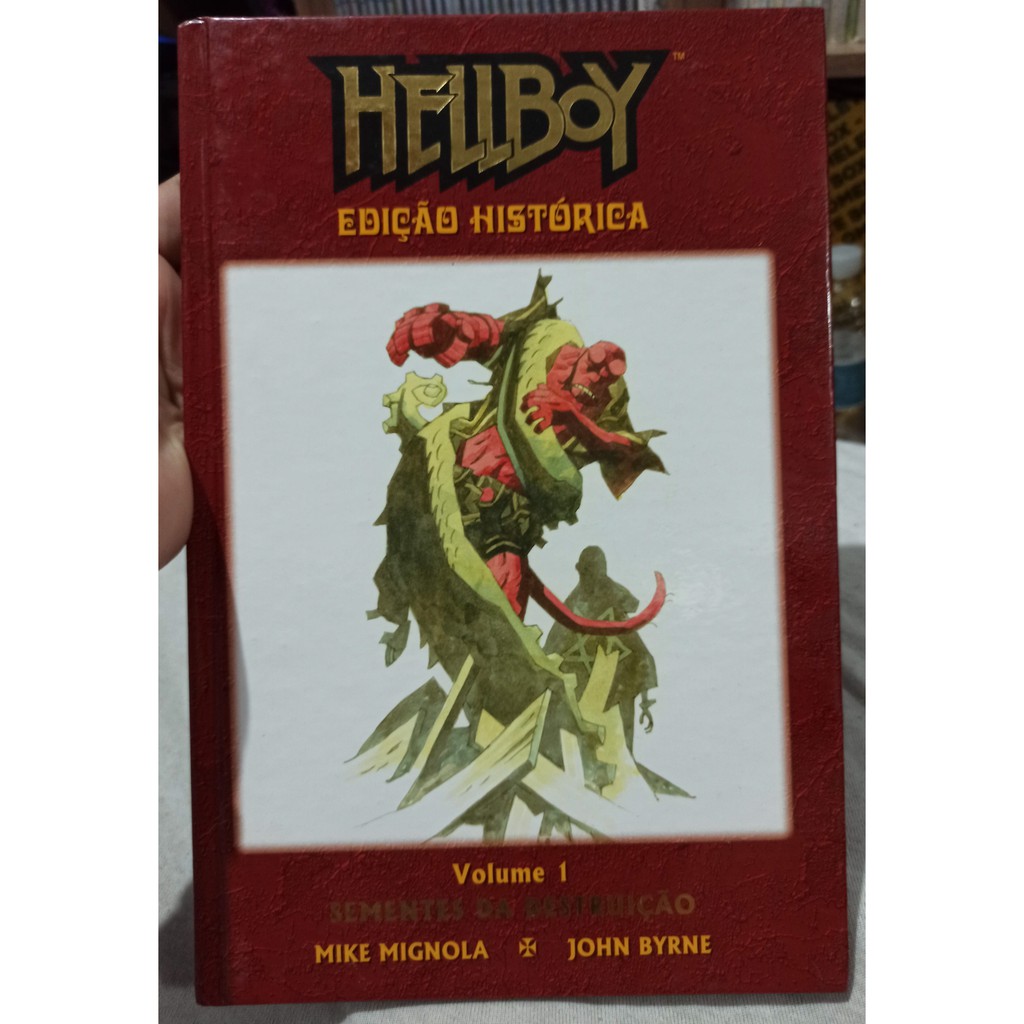 Hellboy Edição Histórica Vol 1 Sementes da Destruição Shopee Brasil