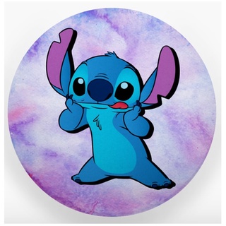 Painel De Festa Redondo Sublimado Em Tecido Tema Lilo Stitch Shopee