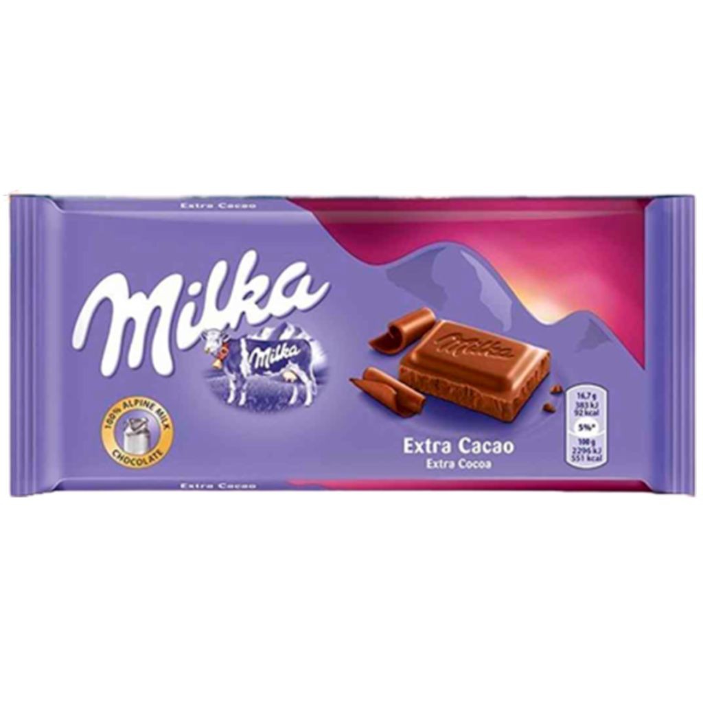 Milka Dark Extra Cocoa Importado da Polônia 100g Shopee Brasil