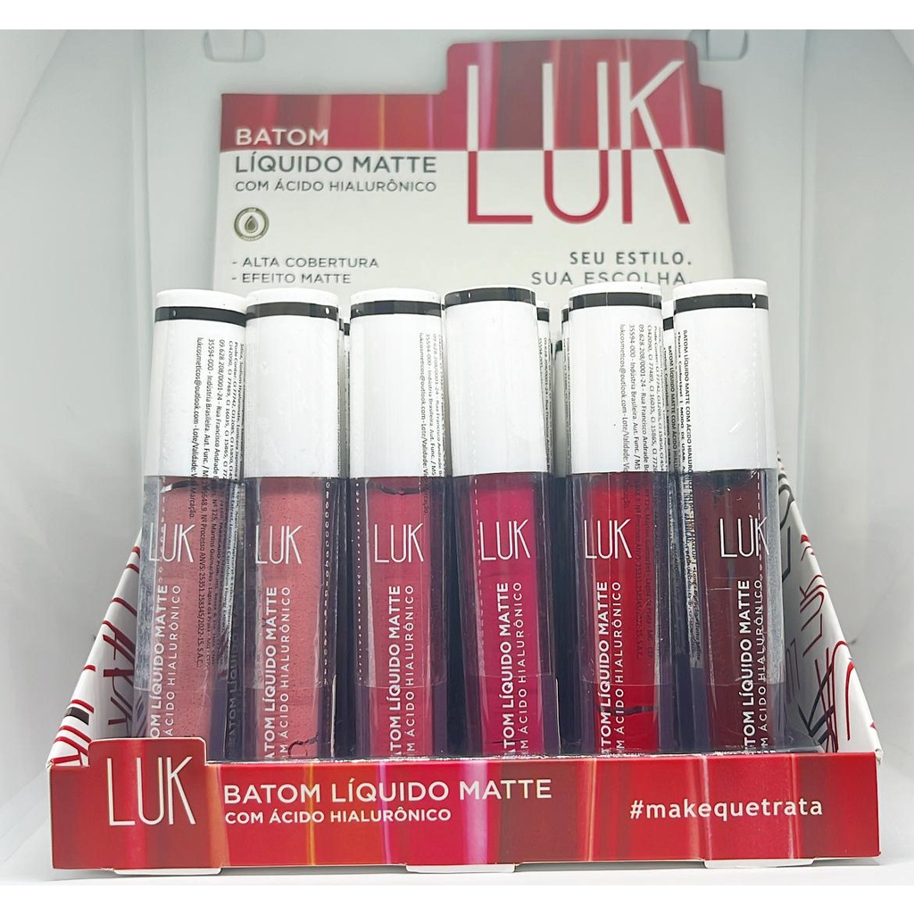 BATOM LIQUIDO MATTE LUK MAKEUP Shopee Brasil