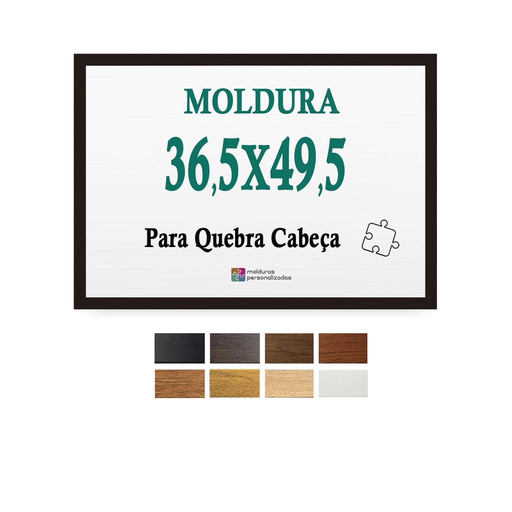 Moldura X Cm Para Quebra Cabeca Grow Puzzle De Pecas