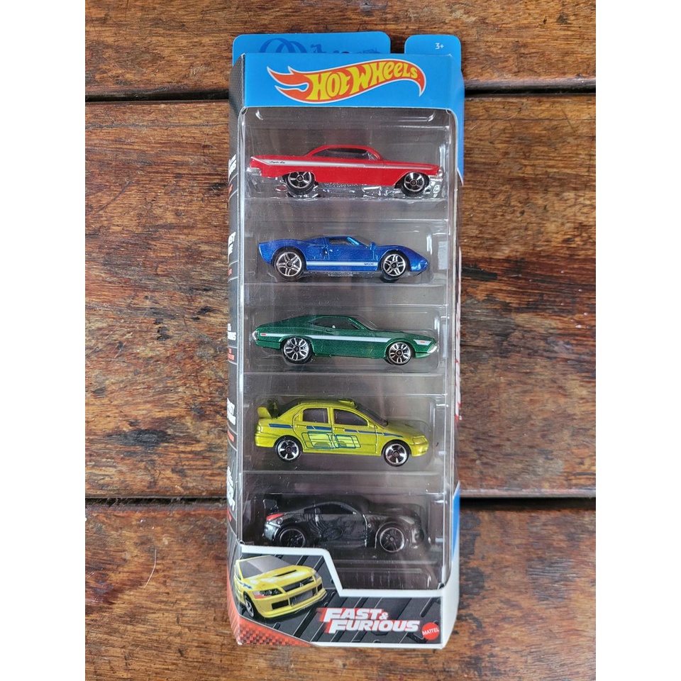 Carrinho Hot Wheels Velozes E Furiosos Pack Mitsubishi Lancer Lacradas
