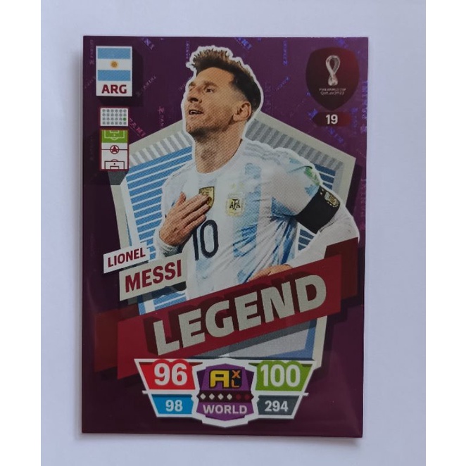 Card Legend Messi Adrenalyn Xl Copa Do Mundo Desconto No Pre O