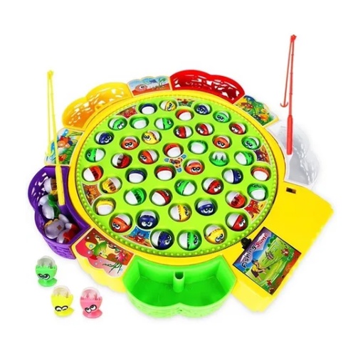 Brinquedo Jogo Infantil Pescaria Pega Peixe Pesca Maluca Musica