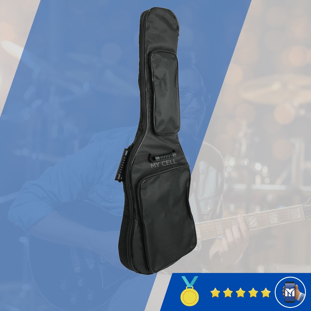 Capa De Guitarra Acolchoada Luxo Bag Bolso Duplo Shopee Brasil