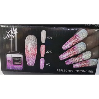 Esmalte Em Gel Reflexivo Termal Lirio Refletivo Glitter Nails Unha Uv