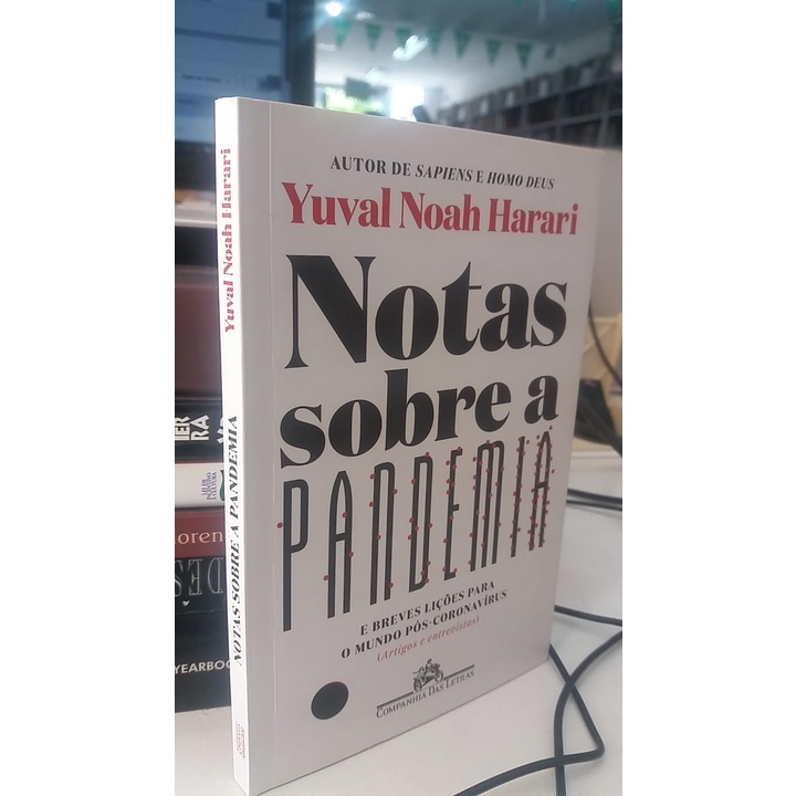 Livro Notas Sobre A Pandemia Yuval Noah Harari Shopee Brasil