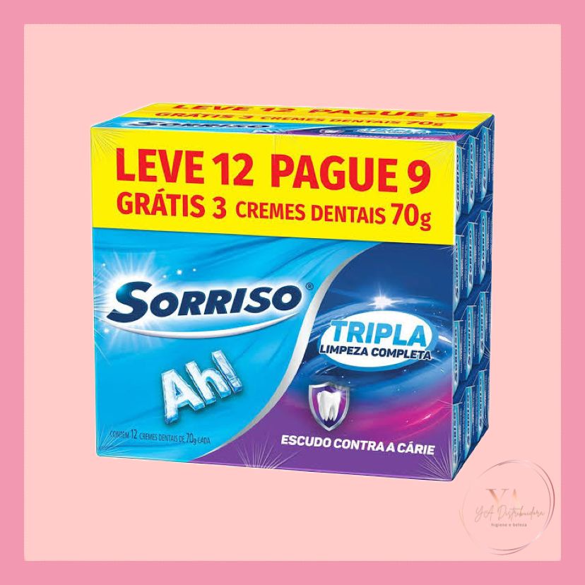 Creme Dental Sorriso Tripla Limpeza Completa Unidades Shopee