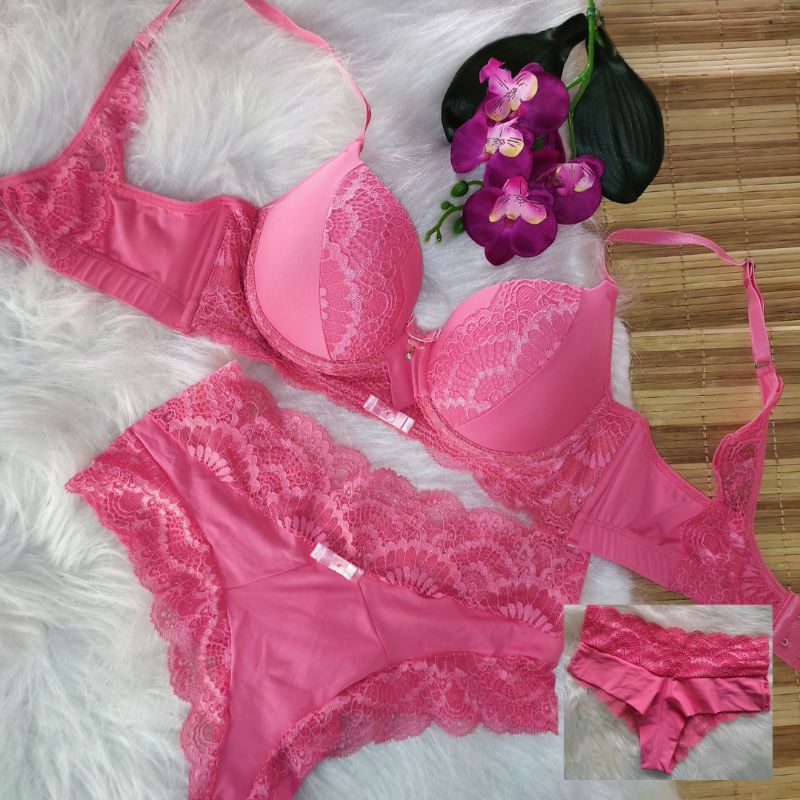 Lingerie De Luxo Detalhe Rendado Shopee Brasil