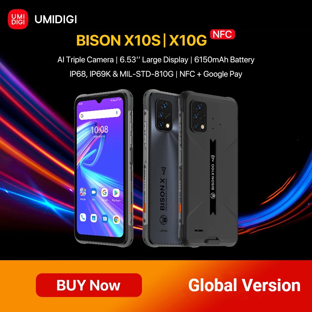 Celular Umidigi Bison X S X G Smartphone Robusto Gb Gb Dual Sim