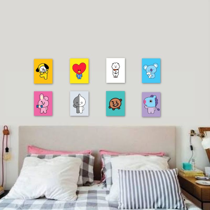 Placa Decorativa Bt Quadro Bts Kpop Shopee Brasil