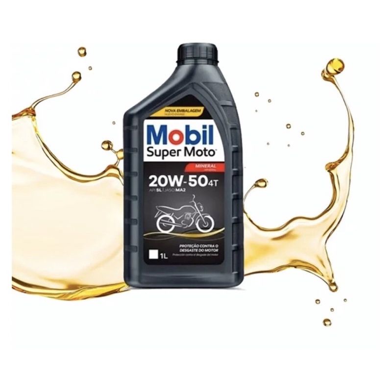 Óleo Mobil Preto 20W 50 1L Shopee Brasil