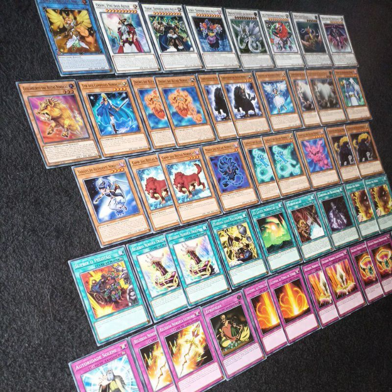 Deck Deuses Nordicos Nordic Aesir Ragnarok Original Yugioh