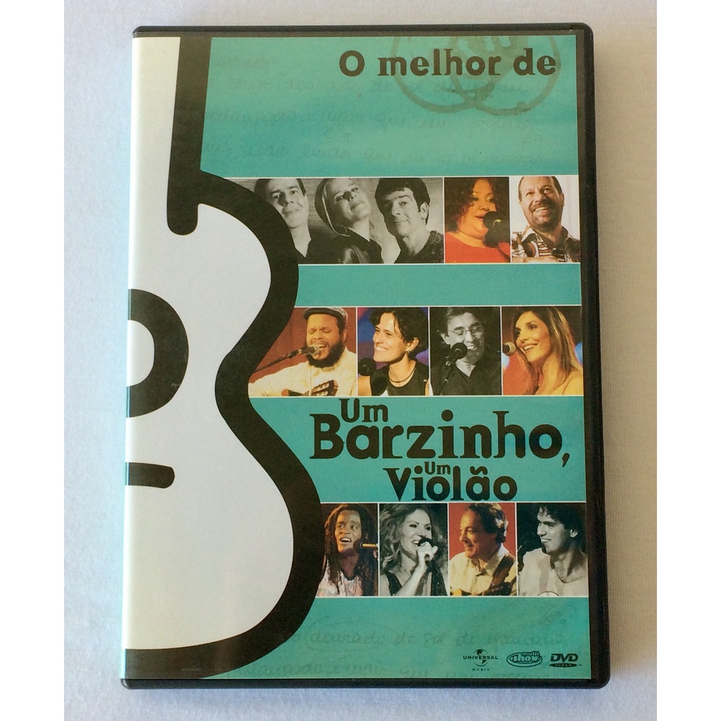 Dvd Original O Melhor De Um Barzinho Um Violao Shopee Brasil