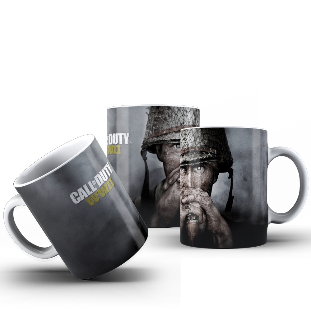 Caneca Call Of Duty Mw De Porcelana Ml Mod Shopee Brasil