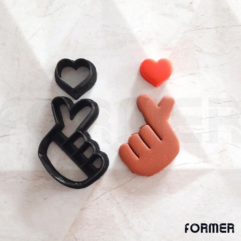 Kit Cortador Bts Army Cora Ao Maozinha Polymer Clay Shopee Brasil