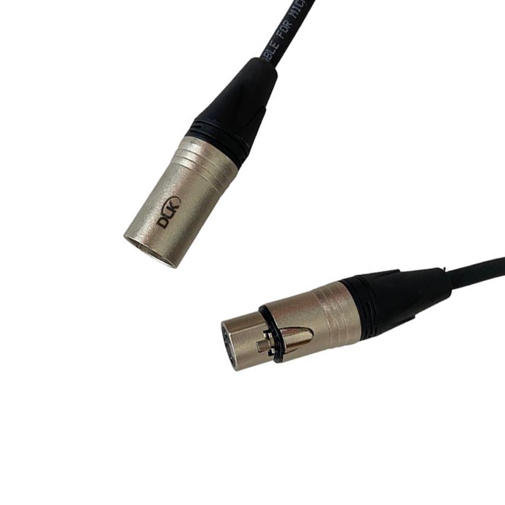 Cabo Microfone Canon Xlr Macho Femea Balanceado Metros Profissional