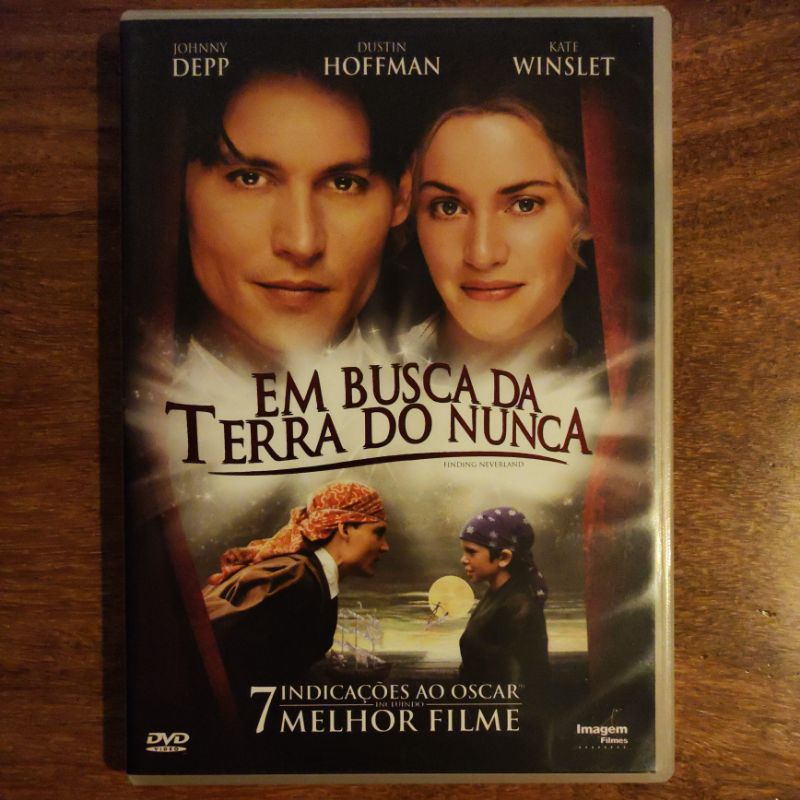 Dvd Em Busca Da Terra Do Nunca Johnny Depp Kate Winslet Shopee