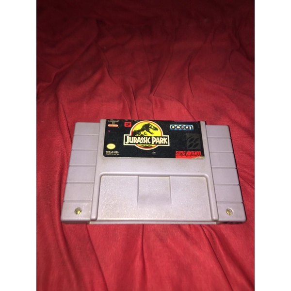 Fita JURASSIC PARK Original Americana De Super Nintendo Shopee Brasil