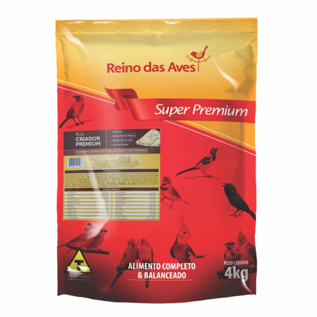 Ra Criador Premium Kg Reino Das Aves Shopee Brasil