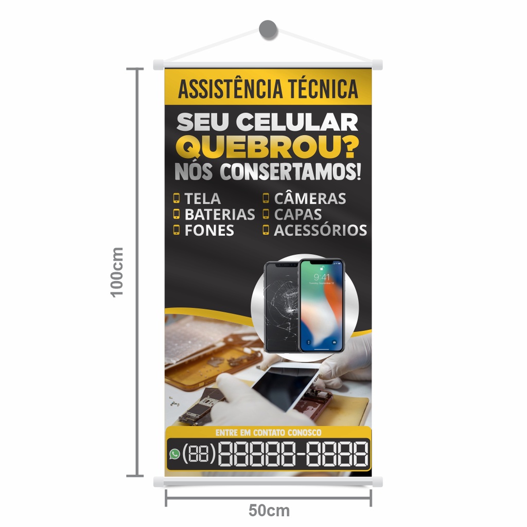 Banner Loja Conserto De Celular Variado X Arte Pronta Shopee Brasil