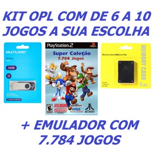 Playstation 2 Ps2 Jogos No OPL Via USB E Leitor Completo 2