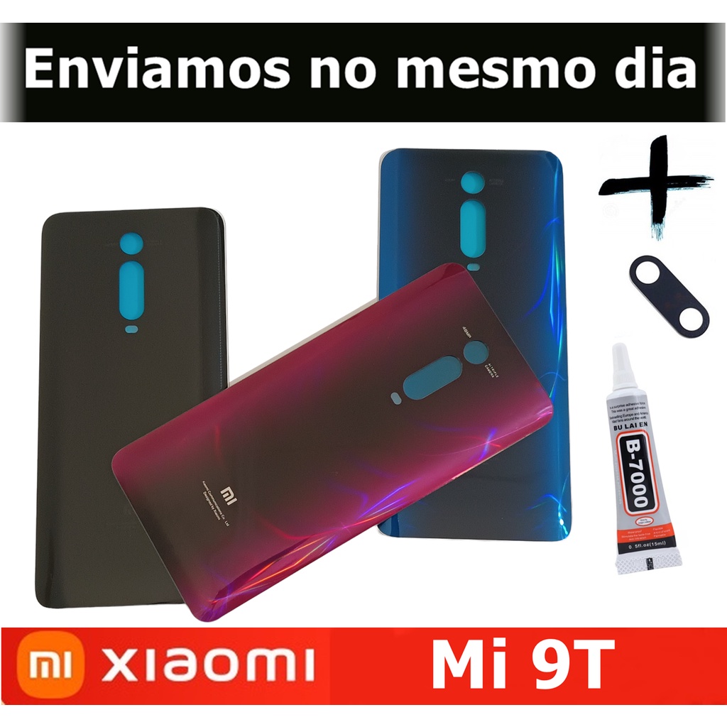 Tampa Traseira Em Vidro Para Xiaomi Mi 9t Mi9t Lente Cola