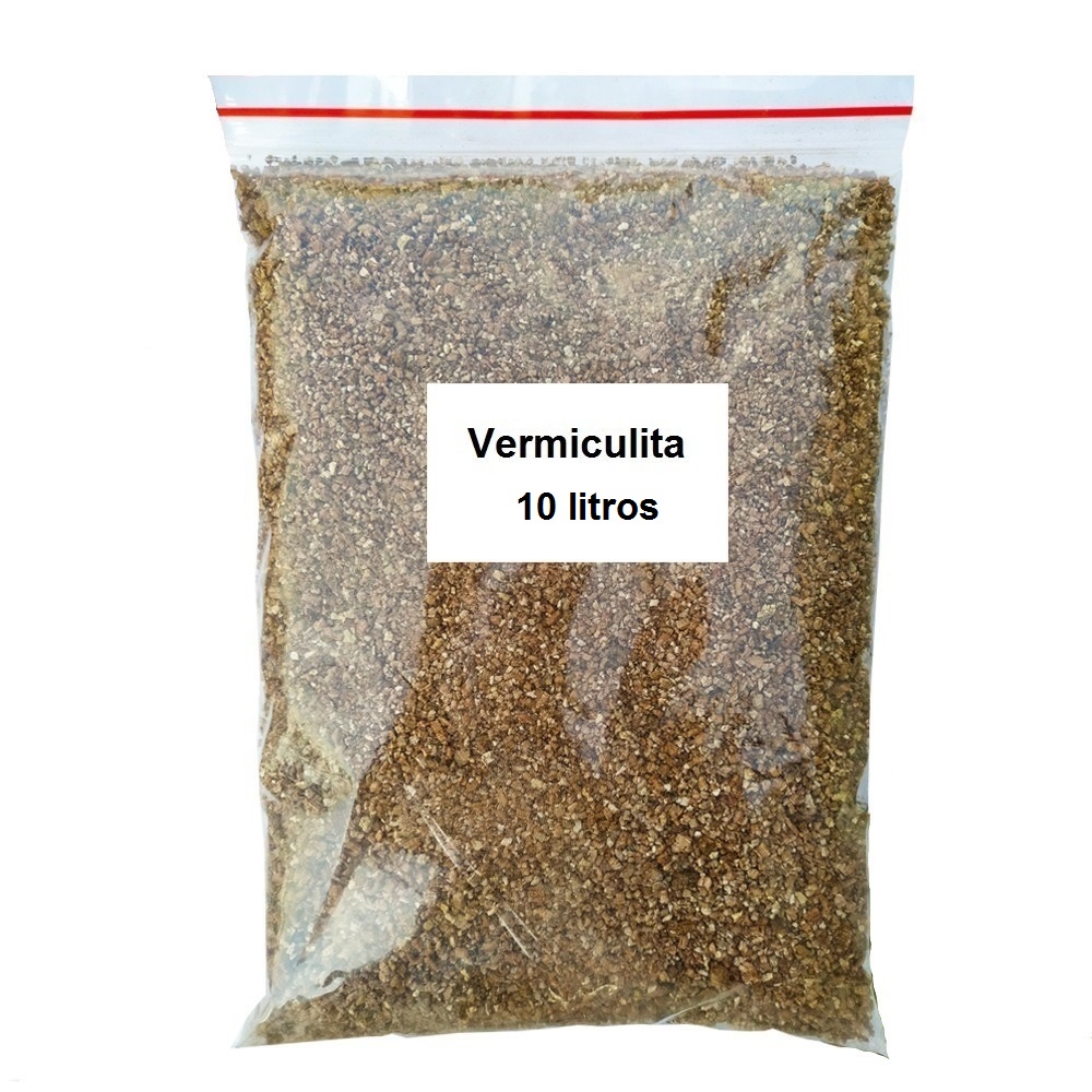 Vermiculita Expandida Fina Pacote Litros Para Aerar Terra