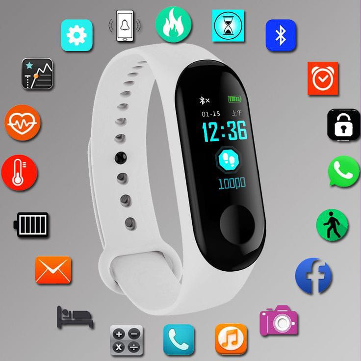 Relógio Inteligente Bluetooth M7 resistente a água SmartBand M7