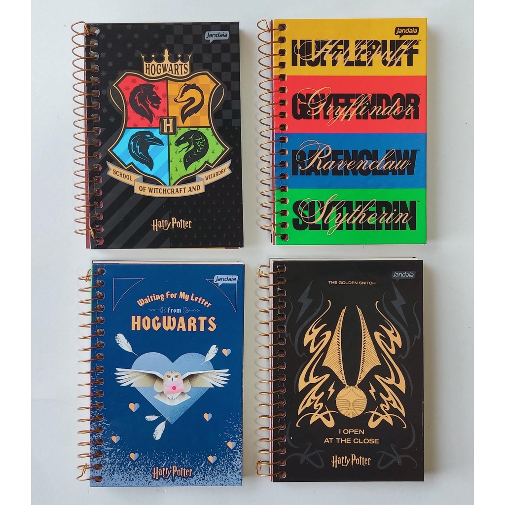 Caderneta Harry Potter 96 Folhas Jandaia Shopee Brasil