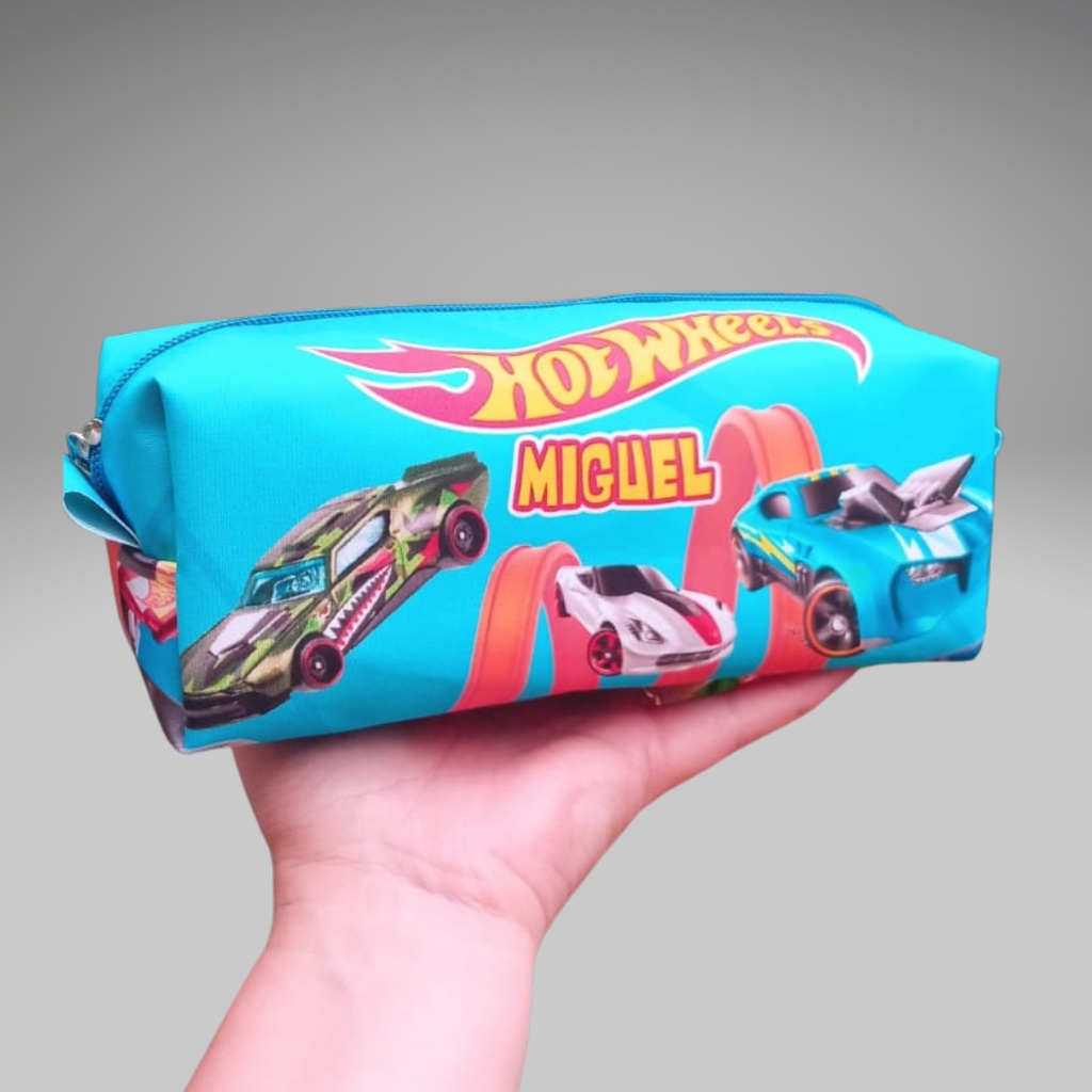 Estojo Escolar Personalizado Hot Wheels Volta As Aulas Papelaria