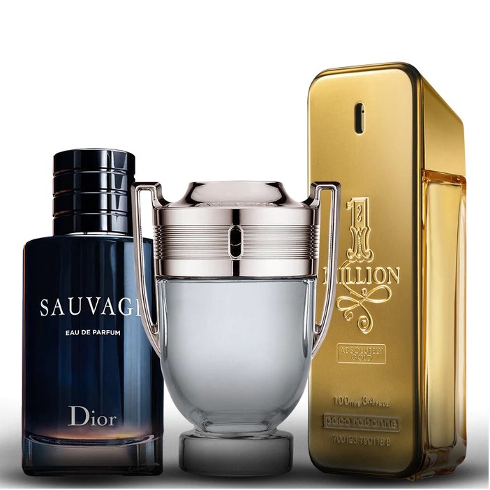 Combo Perfume Importado Eau De Parfum Sauvage Invictus One Million