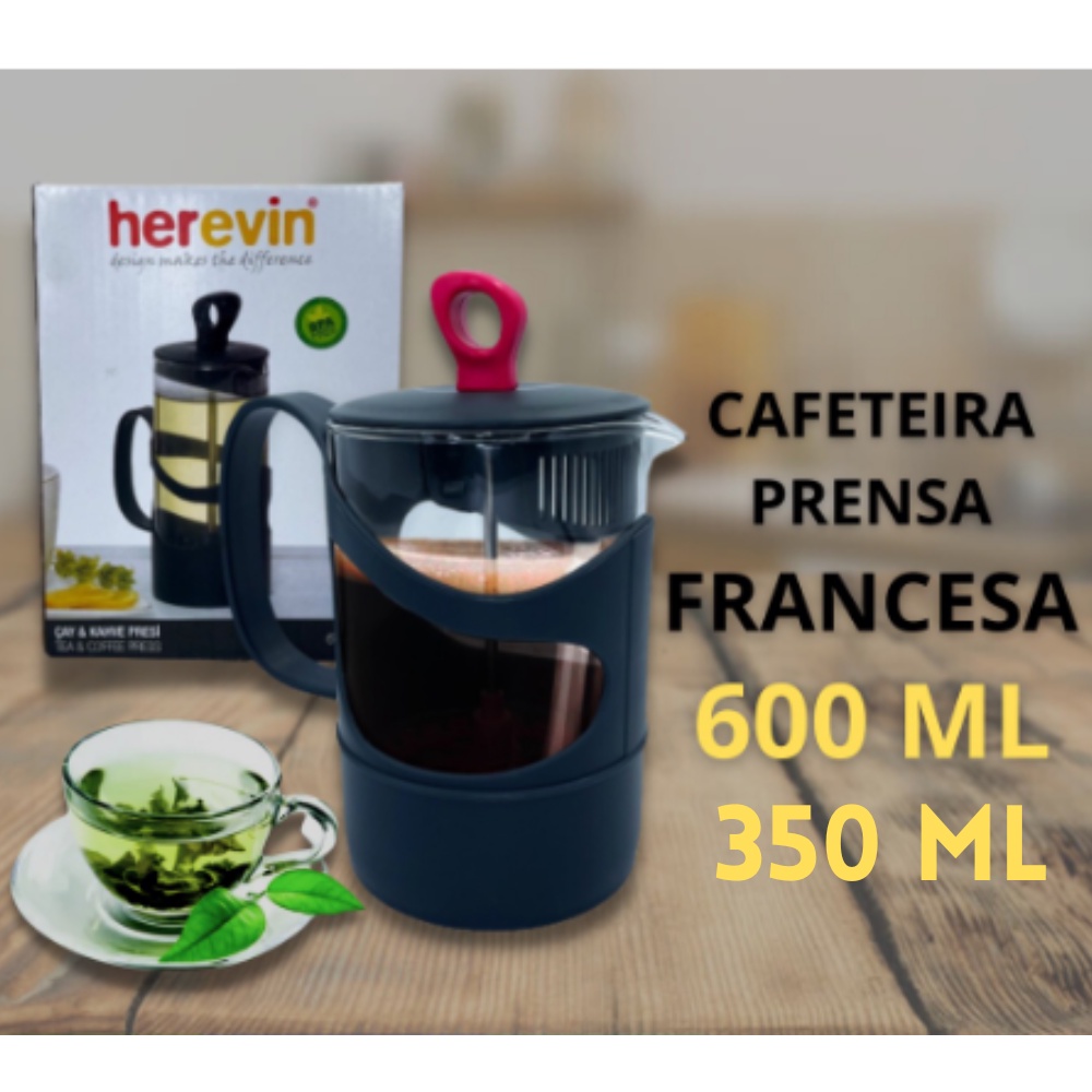 Cafeteira Prensa Francesa Cremeira 600ml 350ml Café Leite Chá Shopee