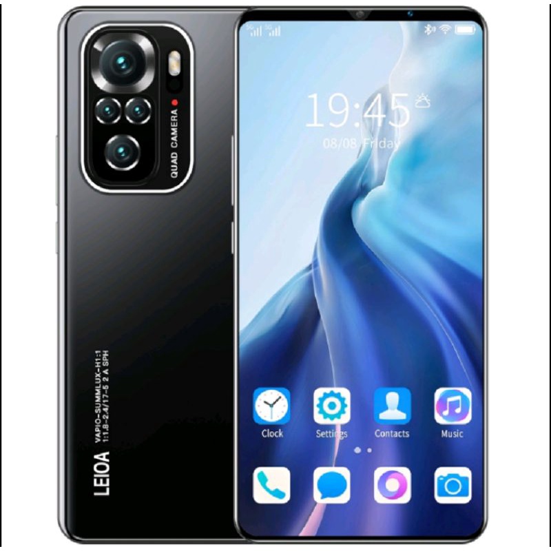 Celular Note10 5 8Polegadas 8 128GB Celular Barato 5G Smartphone Dual