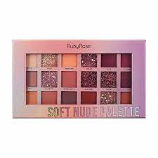 Soft Nude Pallet Ruby Rose Paleta De Sombras Shopee Brasil