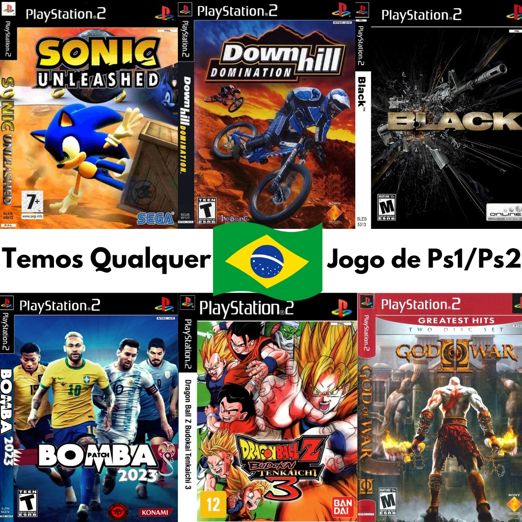 Jogos Para Ps2 Playstation 2 A Sua Escolha Shopee Brasil