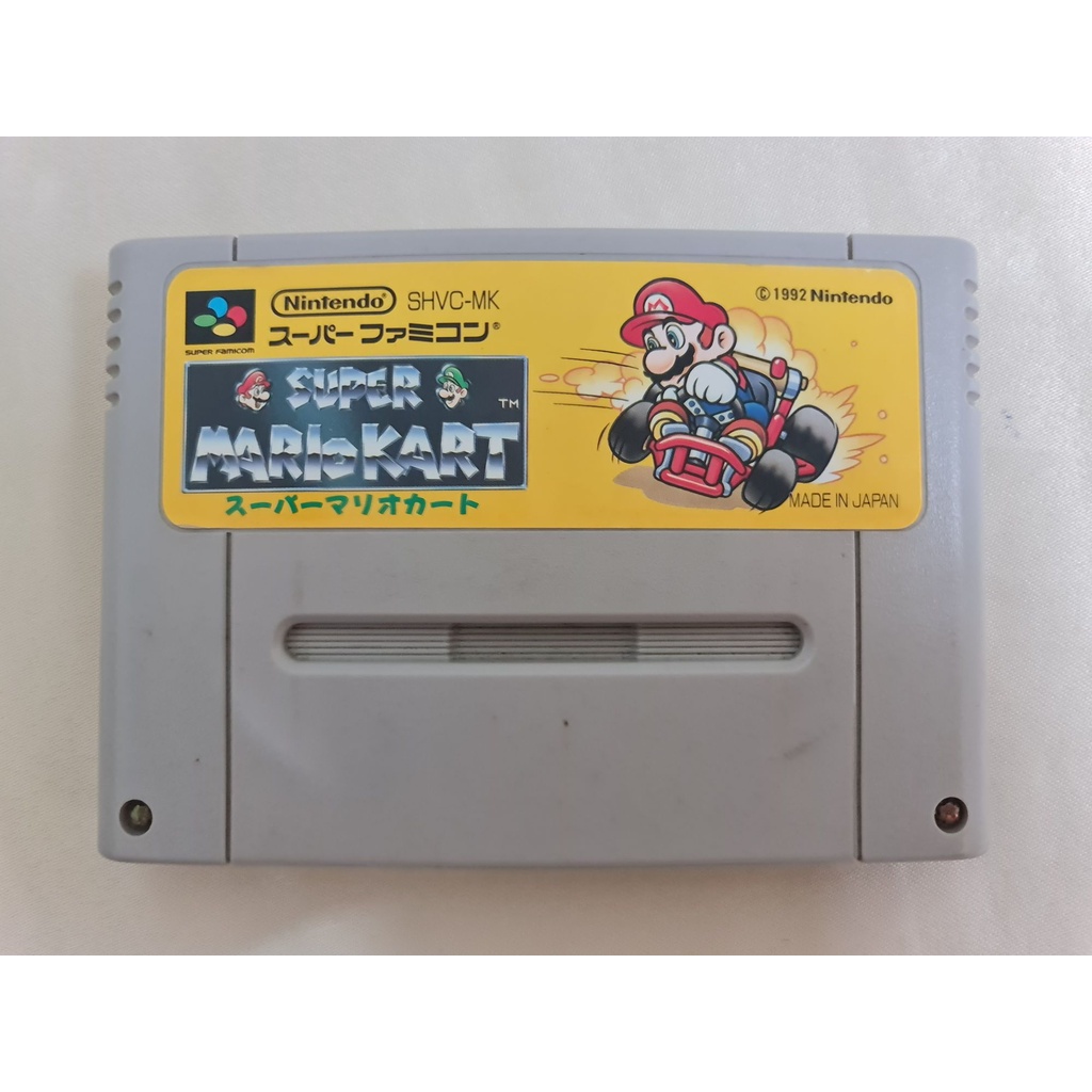 Fita Snes Super Mario Kart Original Shopee Brasil