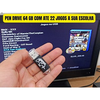 Pen Drive Gb Jogos Compativel Opl Escolha Seus Jogos