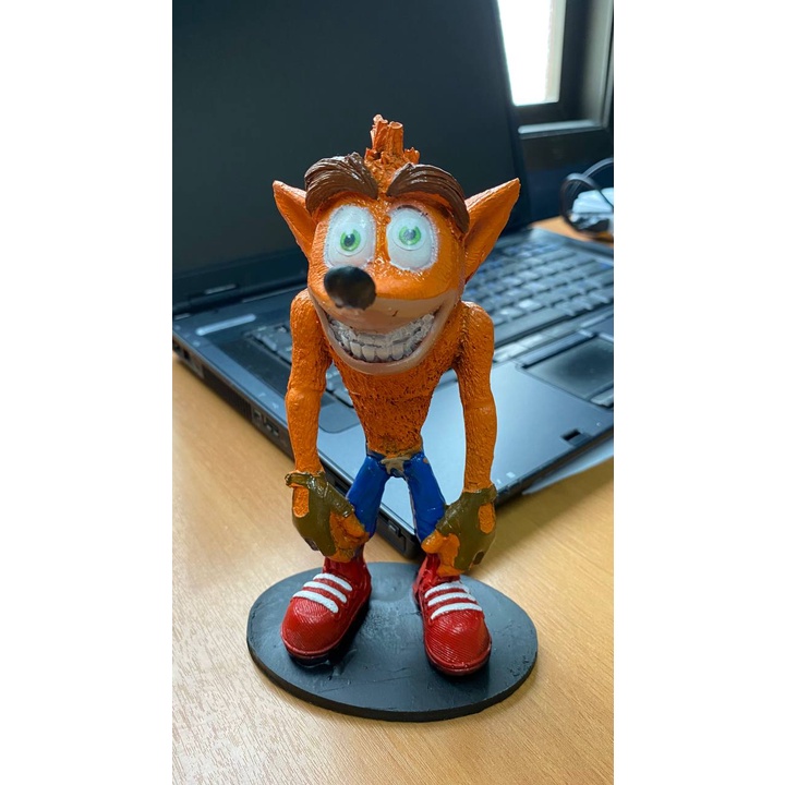 Crash Bandicoot Boneco Colecionável em Resina Shopee Brasil