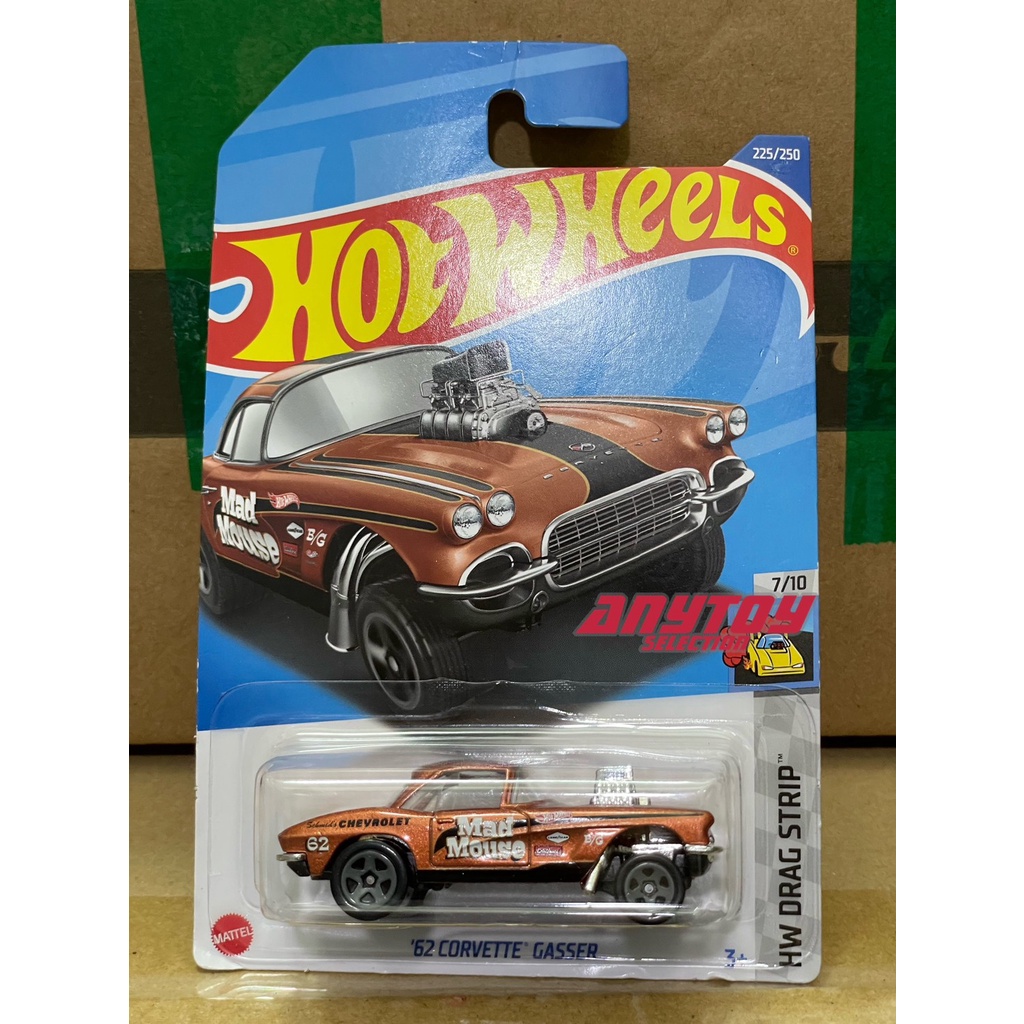 Hot Wheels Rodas Quentes HW DRAG STRIP 62 CORVETTE GASSER 1 64 Escala