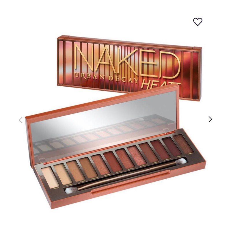 Paleta De Sombras Urban Decay Naked Heat Tons Pincel Shopee Brasil
