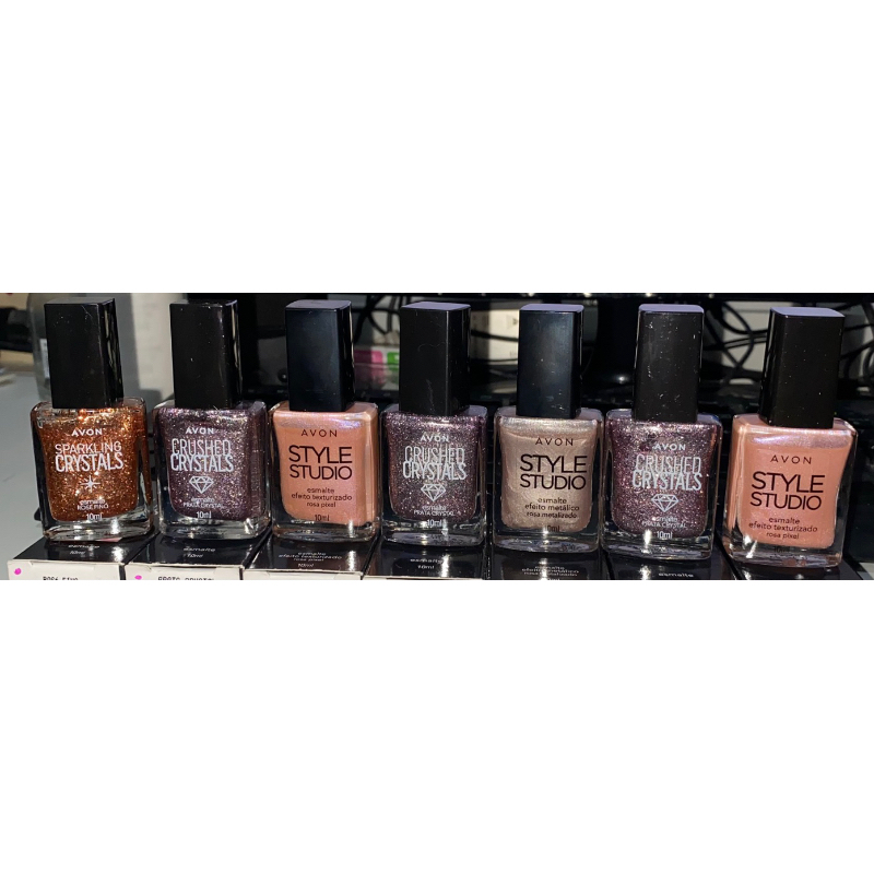 Esmalte Avon Flickering Crystals Crushed Crystals Sparkling Crystals