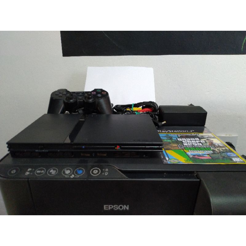 Playstation Slim Ps Funcionando Perfeitamente Escorrega O Pre O