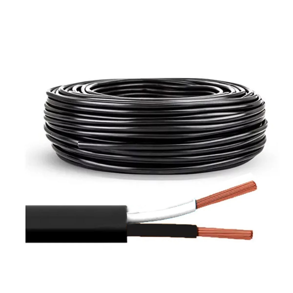 Cabo PP 2 vias para extensão 2x2,5  Preto - venda por metro