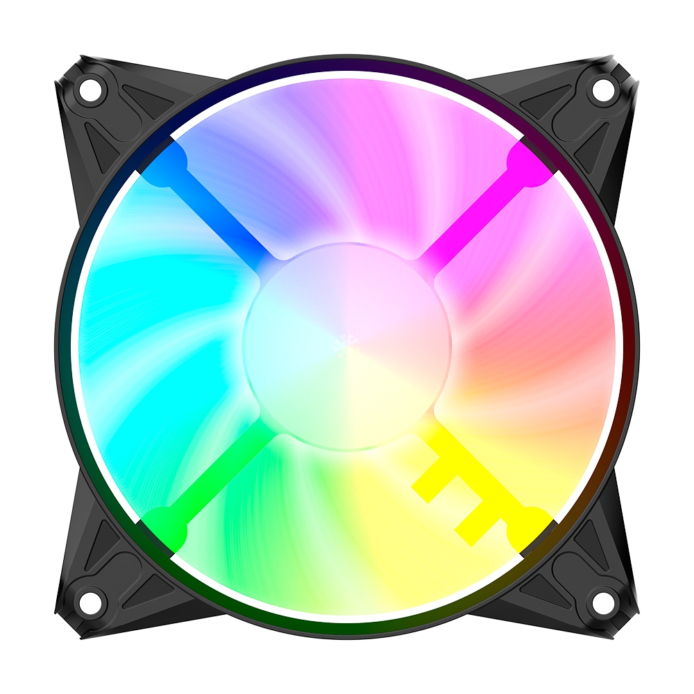 Kit 3 Fans Eurus Clanm ARGB 120MM 1100RPM