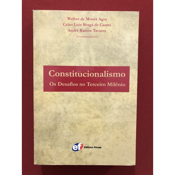 Livro Constitucionalismo Os Desafios No Terceiro Semin Shopee