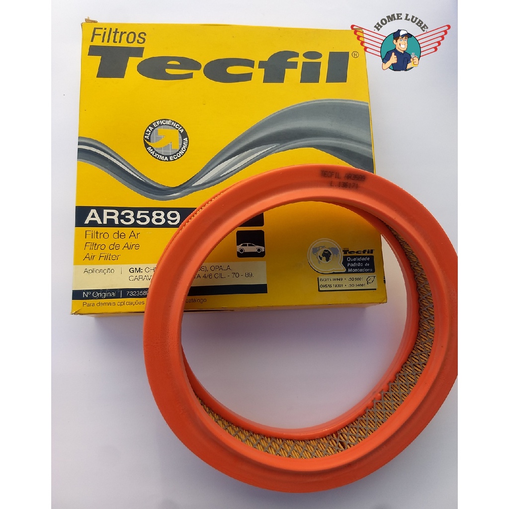 Filtro De Ar Tecfil AR3589 MOTOR GM Shopee Brasil