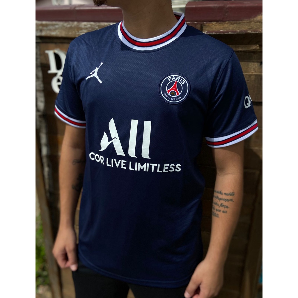 Camisa Camiseta Tailandesa Masculina Psg Paris Saint German Padr O