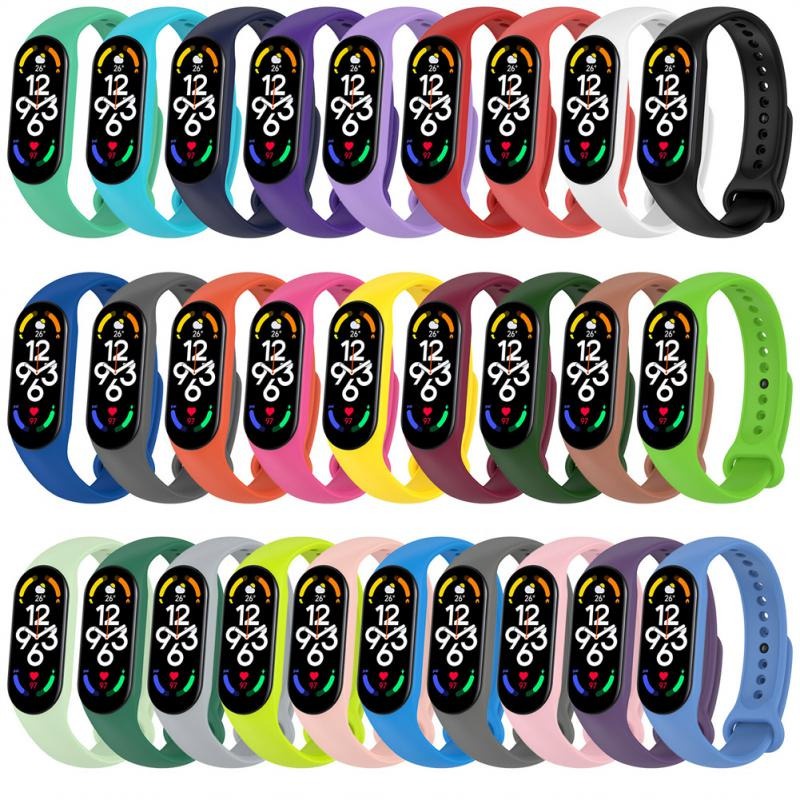 Pulseira Silicone Para Relógio Xiaomi Mi Band 7 Esportiva Smartband